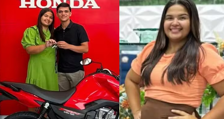 O casal retornava da concessionária para casa quando a moto se envolveu em uma batida transversal. Foto: Reprodução
