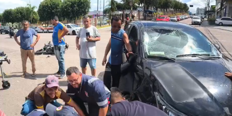 A vítima sofreu ferimentos sérios nos membros superiores e inferiores. Foto: Reprodução