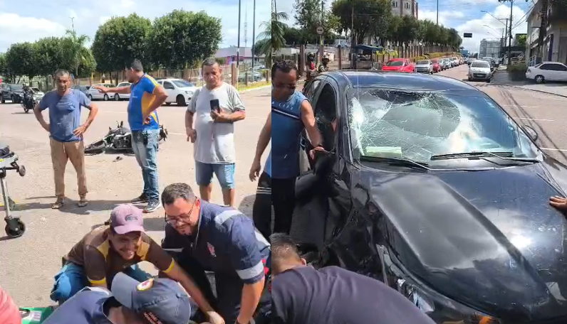 A vítima sofreu ferimentos sérios nos membros superiores e inferiores. Foto: Reprodução