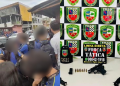 Durante o tumulto, um dos homens teria ameaçado o proprietário de uma academia localizada na região com uma faca. Foto: Reprodução