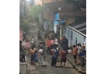 A ação criminosa foi interrompida por um policial militar que estava de folga e passava pelo local no momento do crime. Foto: Reprodução