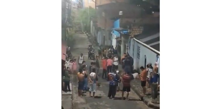 A ação criminosa foi interrompida por um policial militar que estava de folga e passava pelo local no momento do crime. Foto: Reprodução