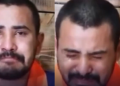 Herik aparece visivelmente emocionado e envia uma mensagem direta aos familiares no Brasil. Foto: Reprodução