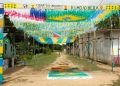 Com decoração simples, rua de Beruri vira destaque e viraliza na internet