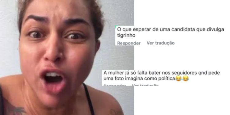 Anúncio de candidatura de Magrinha Ellen provoca enxurrada de críticas nas redes
