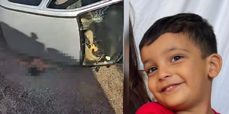 Veja momento em que carro cap0ta e menino de 3 anos m0rre esmagad0