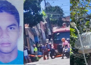 A concessionária de energia foi acionada e enviou uma equipe técnica ao endereço para realizar o desligamento emergencial. Foto: Reprodução