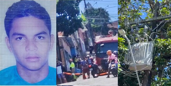 A concessionária de energia foi acionada e enviou uma equipe técnica ao endereço para realizar o desligamento emergencial. Foto: Reprodução