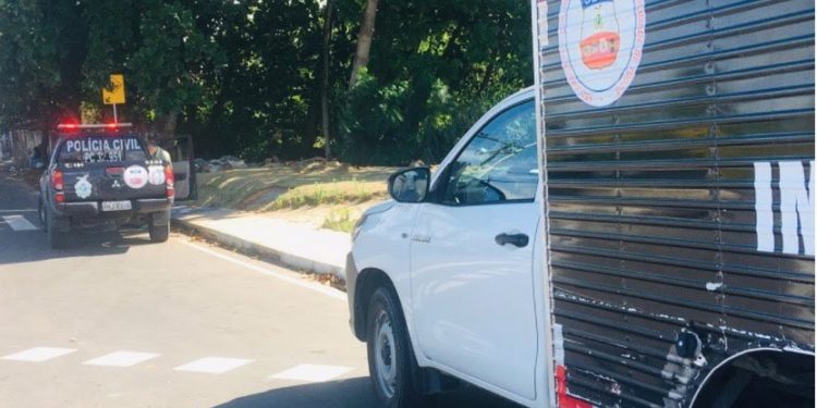 Os agentes se depararam com o corpo já em estado avançado de decomposição. Foto: Divulgação