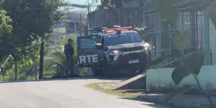 O Grupo Marte, unidade especializada da Polícia Militar, foi chamado. Foto: Reprodução