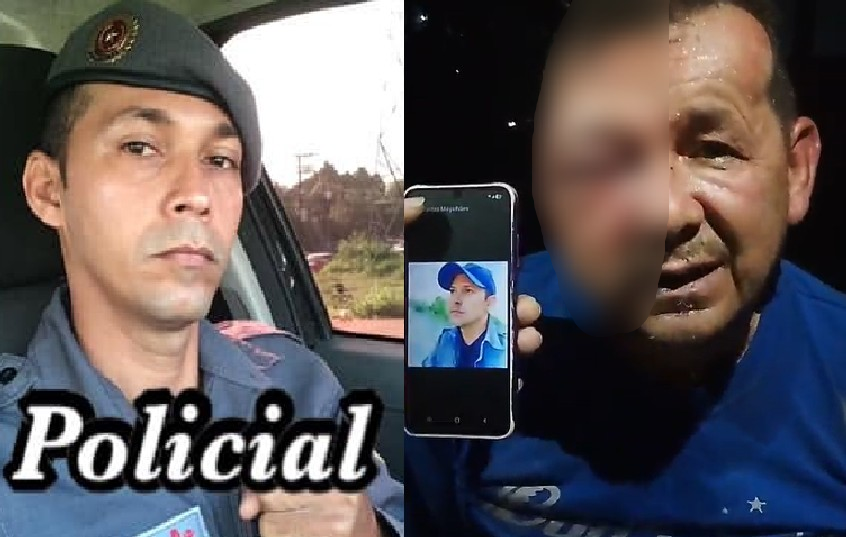 A gravação revela um homem em estado de desespero e submissão. Foto: Reprodução