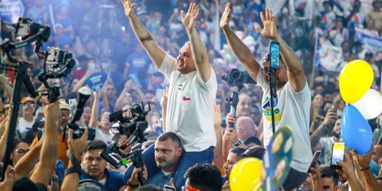 Cidade lança candidatura com Arena lotada e recado à oposição: “Vou responder com trabalho”