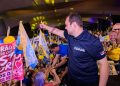 Roberto Cidade participa de ato que confirma Fausto Júnior na disputa à reeleição para deputado federal