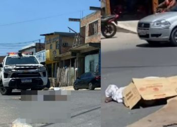Imagem forte: mulher m0rre atr0pelada por moto na Pista da Raquete em Manaus