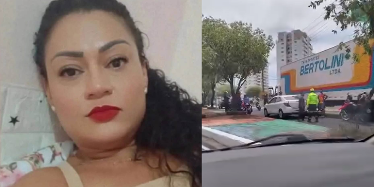 Vídeo: Motociclista m0rr3 em acidente com caminhão da Bertolini no bairro São Jorge