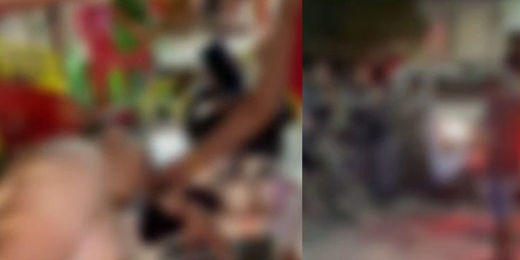 Vídeo forte: homem ag0niza após ser esfaquead0 perto da “Casa do Papai” em Manaus