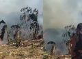 Vídeo: incêndio em lixão de Manacapuru gera preocupação neste domingo (30)