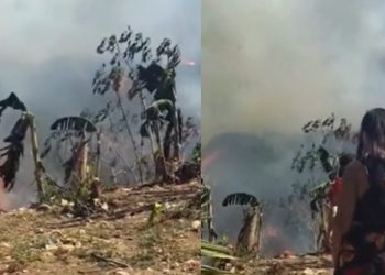 Vídeo: incêndio em lixão de Manacapuru gera preocupação neste domingo (30)