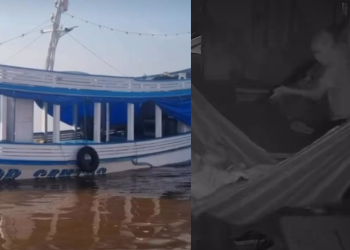 Um grupo de nove homens armados invadiu uma embarcação ancorada no local. Foto: Reprodução