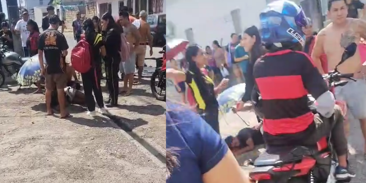 Vídeo: Carreta passa com tudo e m@ta motociclista no bairro Novo Israel