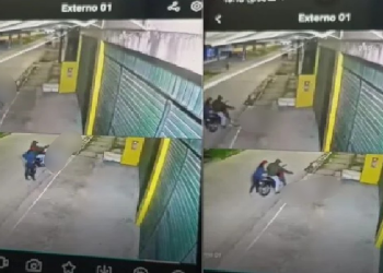 A vítima, também uma mulher, ainda não foi identificada. Foto: Reprodução