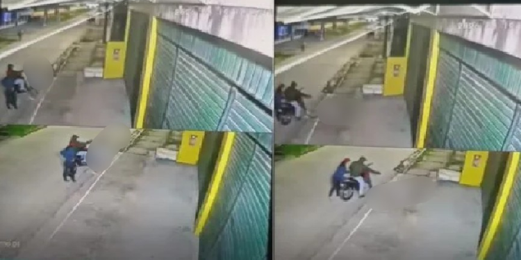 A vítima, também uma mulher, ainda não foi identificada. Foto: Reprodução