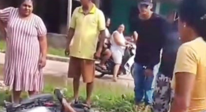 A polícia informou que o tiro partiu de uma pistola calibre 9 milímetros. Foto: Reprodução