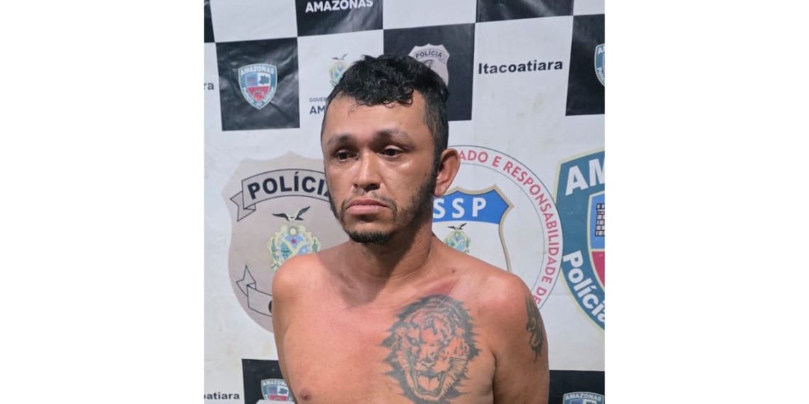 Homem é preso após at4car vizinha, tentar est*pr4-la e incendiar casa em Itacoatiara