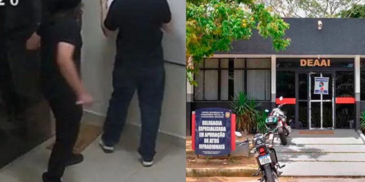 Polícia apreende garoto de 14 anos filmado atac4nd0 professor durante aula