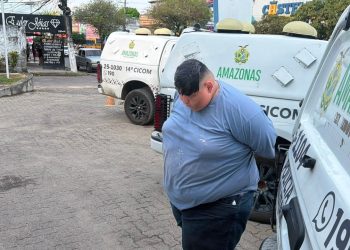 Vulgo 'Pança', procurado por duplo h0m1cídi0 e apontado como líder do tr4f1c0, é preso em Manaus