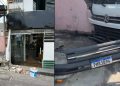 Vídeo: condutor de caminhão não freia e acerta casa no bairro União em Manaus