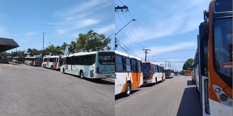 Vídeos: rodoviários paralisam transporte público sem aviso prévio em Manaus