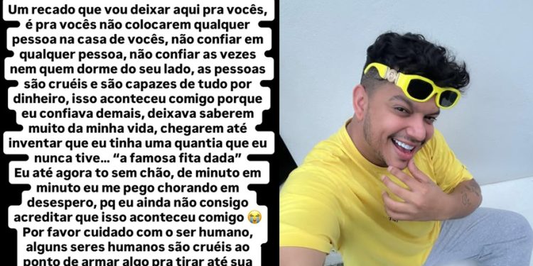 Vídeo: Influenciador desabafa após s3questr0 em Manaus, fala de ‘fita dada’ e que pensou que iria m0rr3r