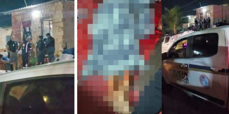 Imagem muito forte: marido m0rto junto com a esposa hoje em Manaus tinha fac@ cravada no pescoço