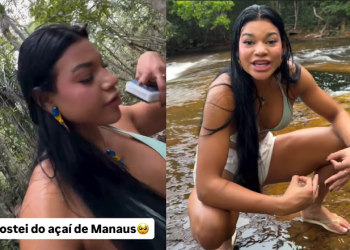 Vídeo: Influenciadora paraense causa caos ao reprovar açaí de Manaus e dizer que sabor é de ‘vasilha de barro velho’