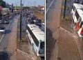 Vídeo: novo rompimento de adutora é registrado na Torquato Tapajós nesta terça-feira (22) 
