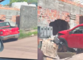 Carro at1nge pessoas que faziam ‘bandeiraço’ em rua em Presidente Figueiredo