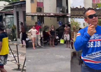 PM candidato a deputado é chamado de ‘arrochador do caralh0’ ao tentar campanha no Viver Melhor