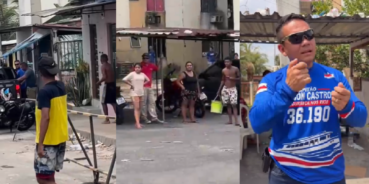 PM candidato a deputado é chamado de ‘arrochador do caralh0’ ao tentar campanha no Viver Melhor