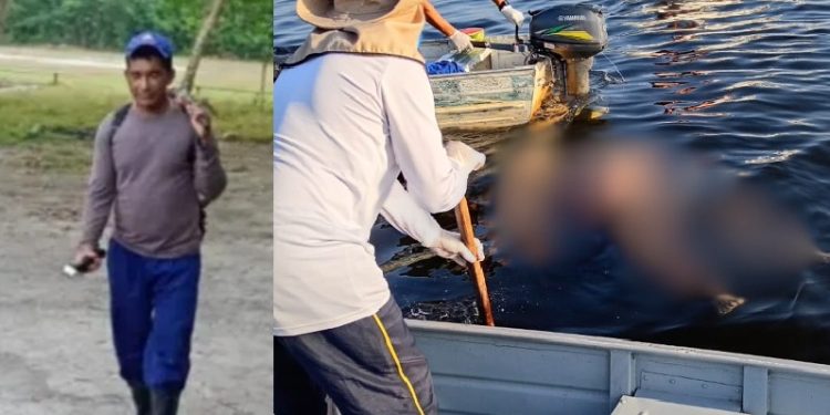 Corp0 de agricultor que estava desaparecido é encontrado b0iando no rio Canumã, no Amazonas