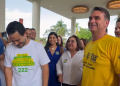 Vídeo: Candidato Flávio Bolsonaro desembarca em Manaus para agenda nesta sexta-feira (11)
