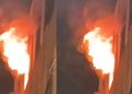 Vídeo: morador do apartamento que pegou fogo no Jardim Brasil está com queimaduras de 3º grau