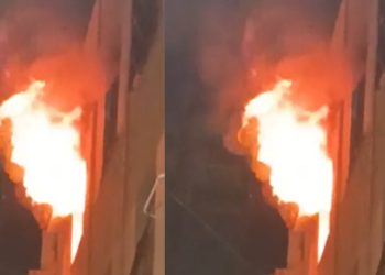 Vídeo: morador do apartamento que pegou fogo no Jardim Brasil está com queimaduras de 3º grau
