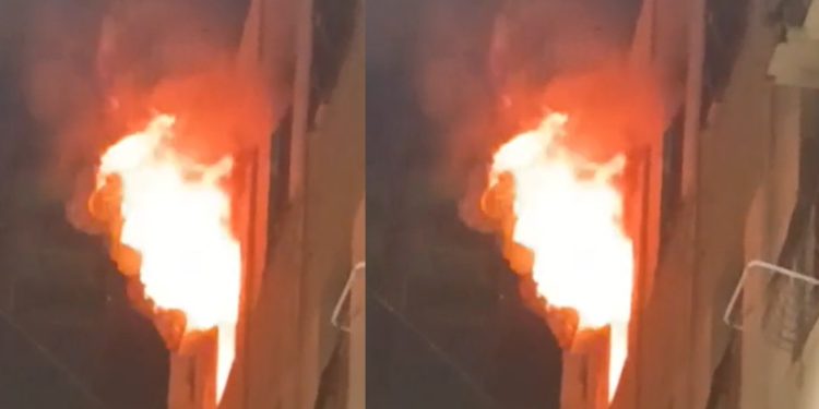 Vídeo: morador do apartamento que pegou fogo no Jardim Brasil está com queimaduras de 3º grau