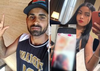 Mulher acusada da m0rte do namorado fez transmissão com o c0rpo dele nas redes sociais
