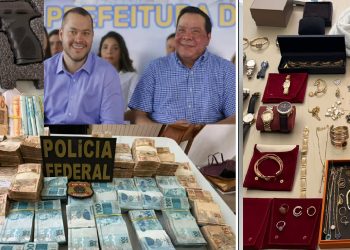 Dinheiro, arma com silenciador, carro de luxo e joias foram apreendidos em operação contra Adail Pinheiro