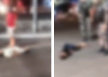 Vídeo: suspeit0s não param diante da Rocam, tentam fugir de moto e um deles acabar m0rto em Manaus