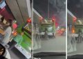 Vídeo: motorista para o ônibus e bota ciclistas que pegavam carona para correr em Manaus