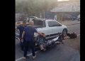 Vídeo: motoqueiro fica imóvel no chão após colisão na Avenida Brasil, em Manaus