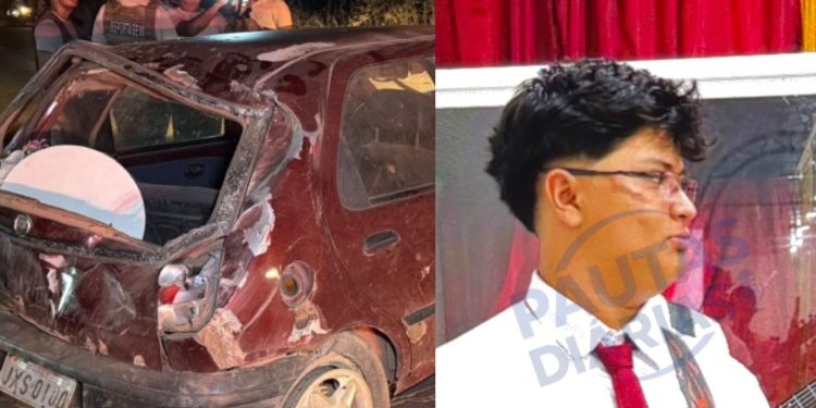 Músico de 17 anos m0rr3 após carro ser atingido por caminhão e capotar na AM-070
